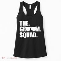 Groom Squad Sunglasses Bachelor Party Women's Tank Top thumb 0