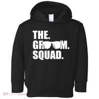 Groom Squad Sunglasses Bachelor Party Toddler Hoodie thumb 0