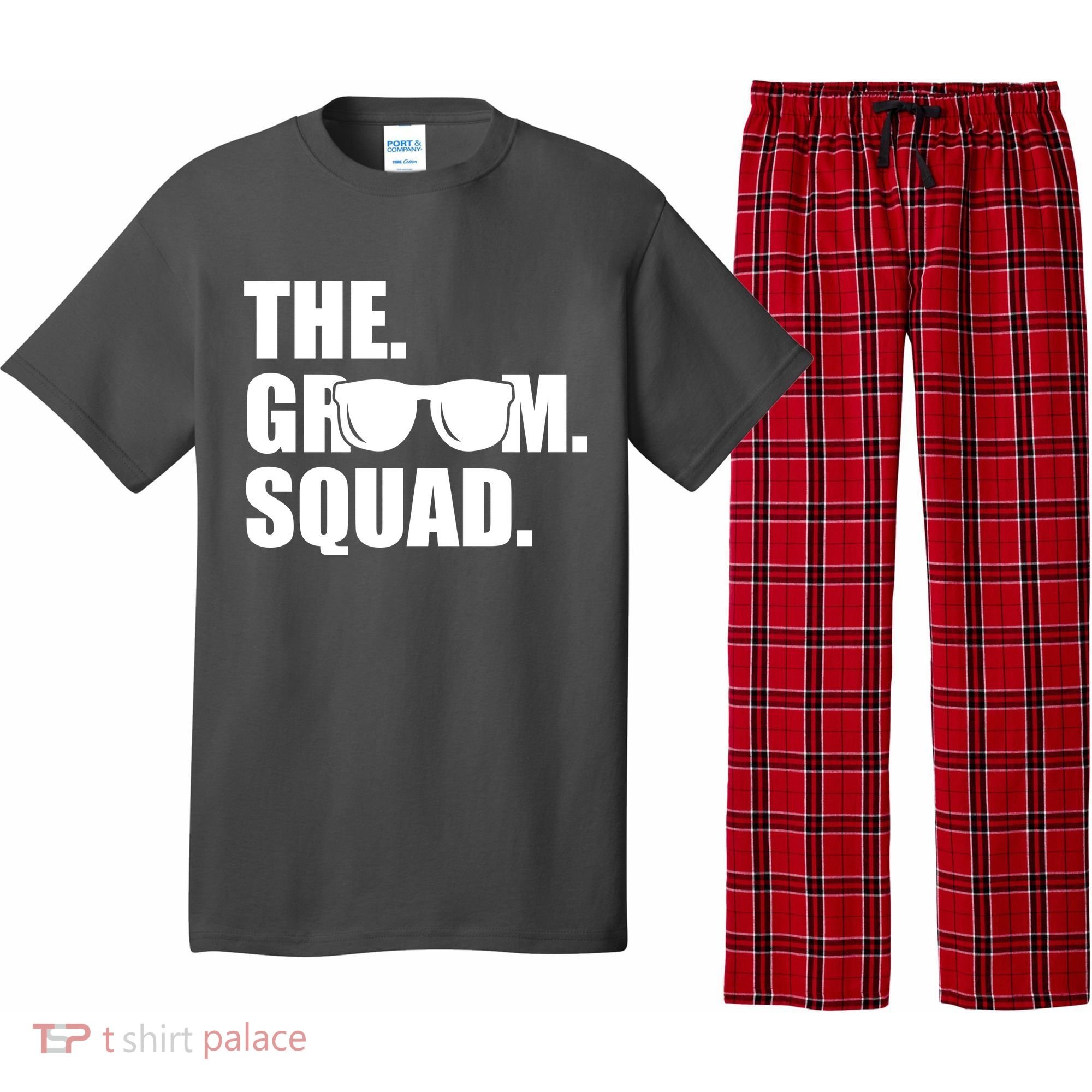 Groom Squad Sunglasses Bachelor Party Pajama Set