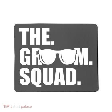 Groom Squad Sunglasses Bachelor Party Mousepad
