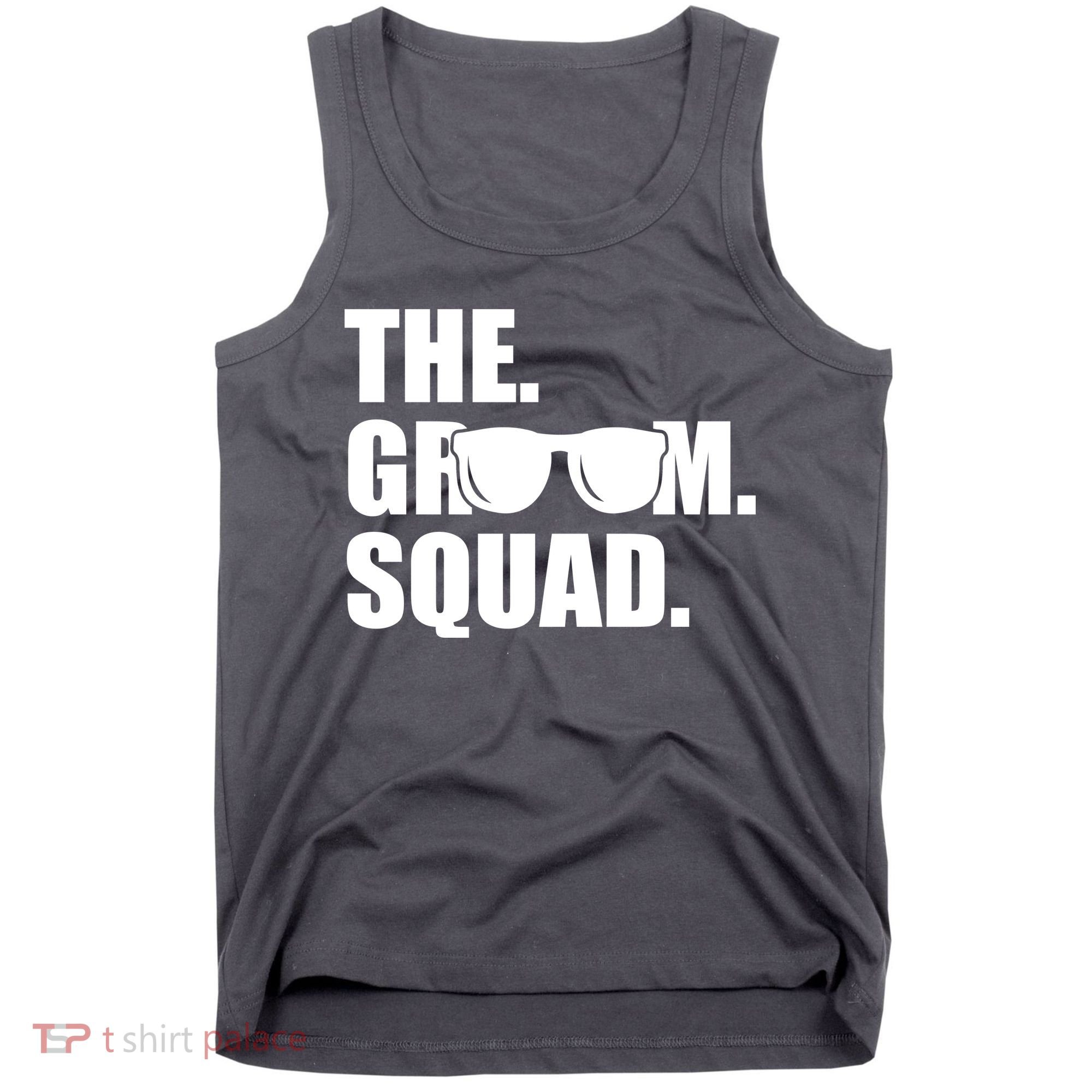 Groom Squad Sunglasses Bachelor Party Tank Top