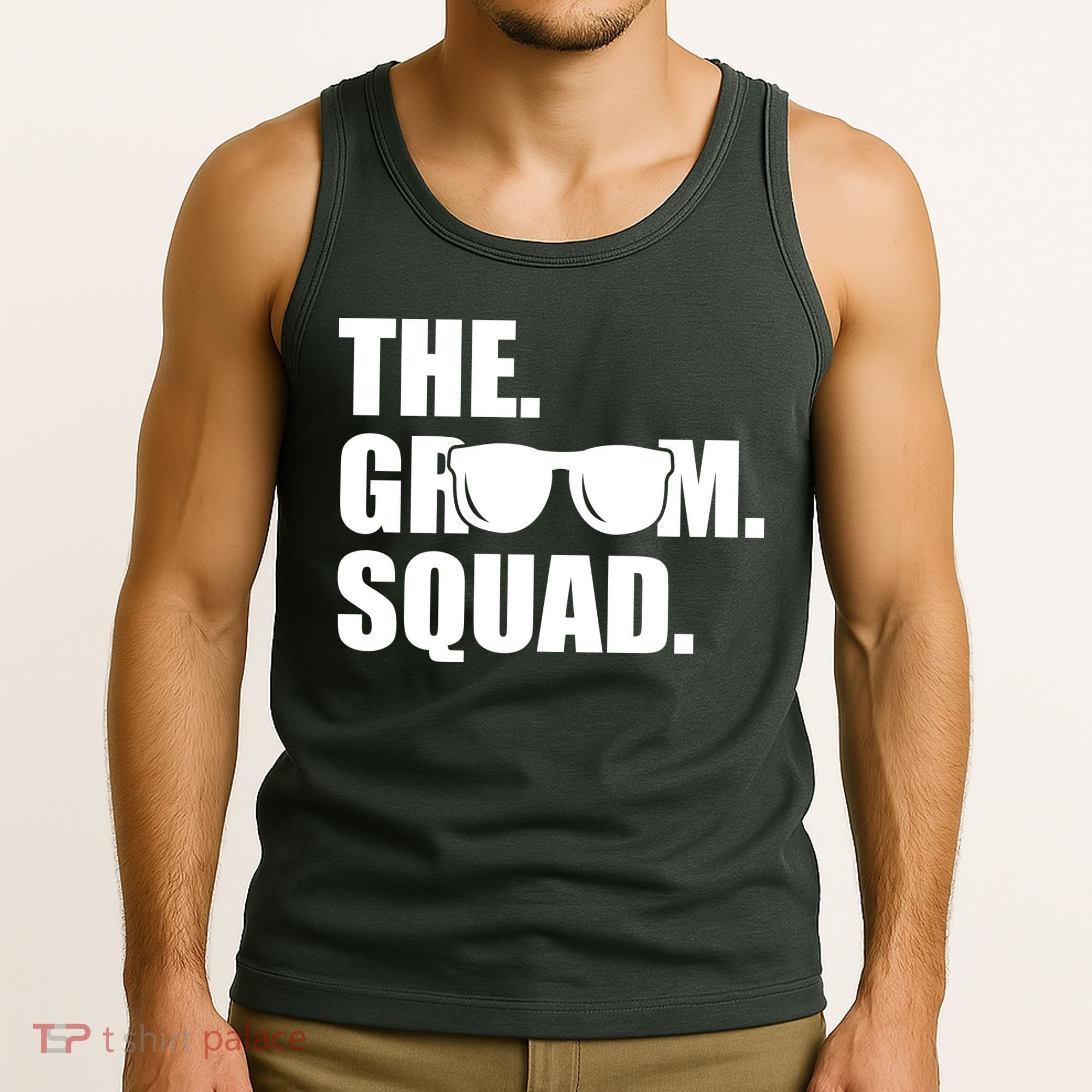 Groom Squad Sunglasses Bachelor Party Tank Top