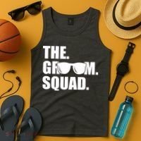 Groom Squad Sunglasses Bachelor Party Tank Top thumb 4