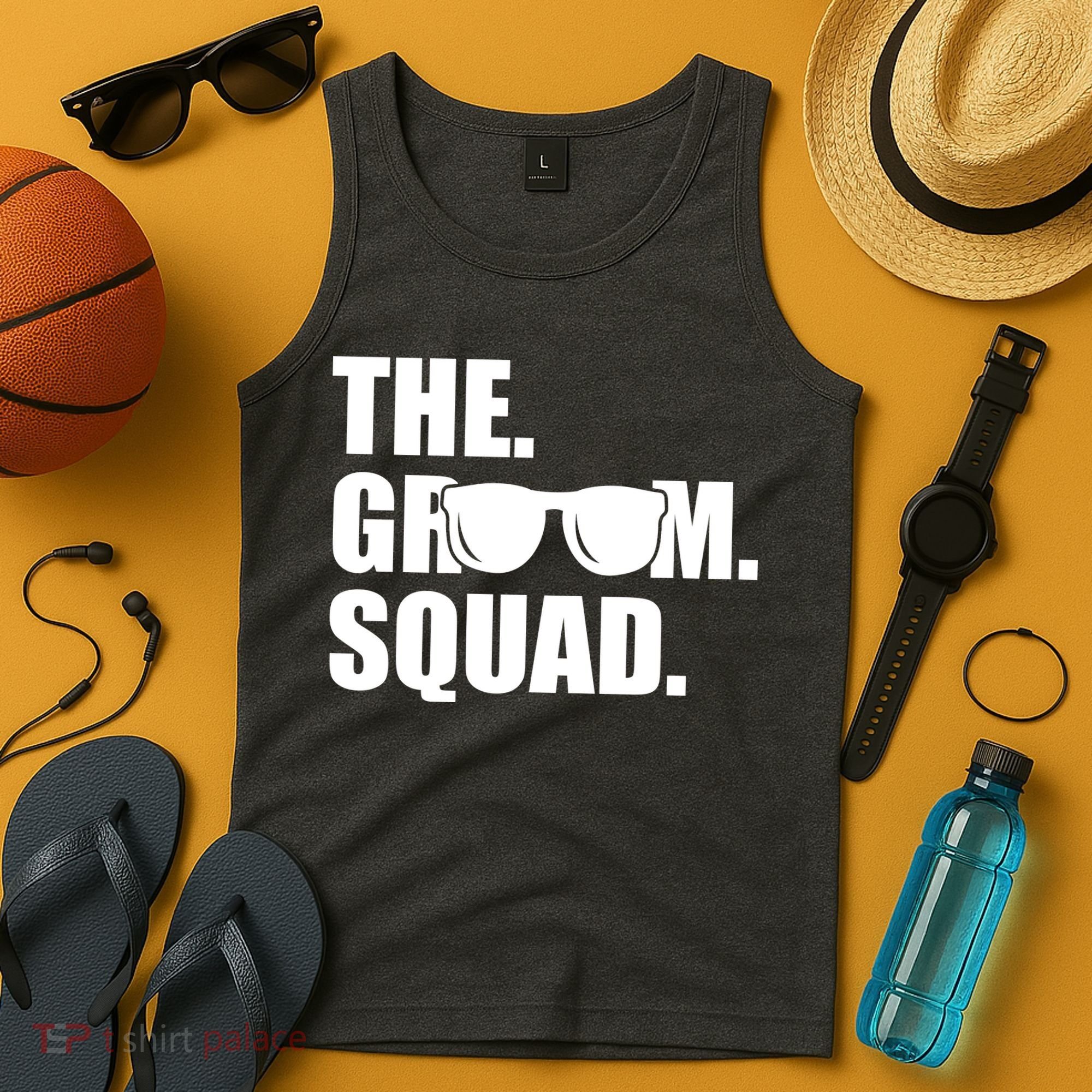 Groom Squad Sunglasses Bachelor Party Tank Top