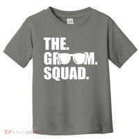 Groom Squad Sunglasses Bachelor Party Toddler T-Shirt thumb 0