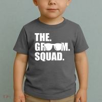 Groom Squad Sunglasses Bachelor Party Toddler T-Shirt thumb 2