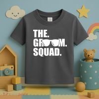 Groom Squad Sunglasses Bachelor Party Toddler T-Shirt thumb 3