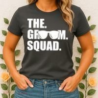 Groom Squad Sunglasses Bachelor Party Women's T-Shirt thumb 2