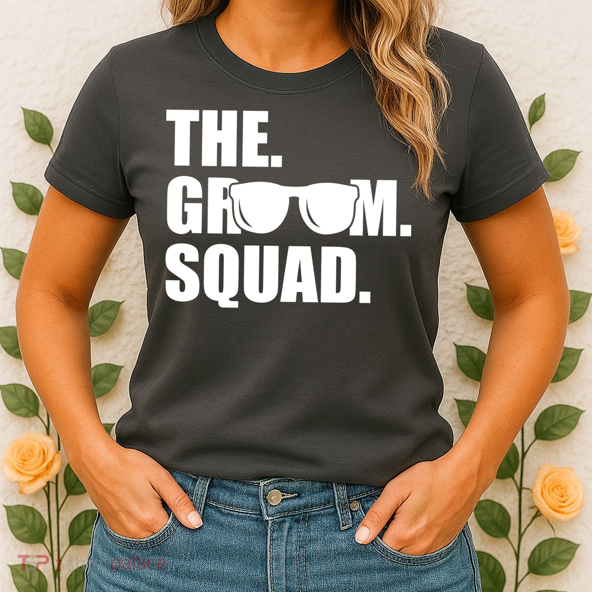 Groom Squad Sunglasses Bachelor Party Women's T-Shirt