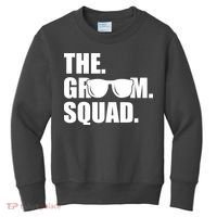 Groom Squad Sunglasses Bachelor Party Kids Sweatshirt thumb 0