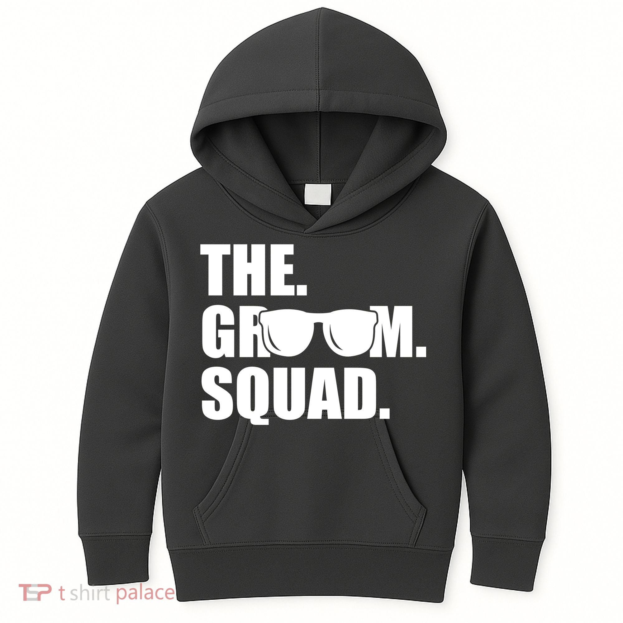Groom Squad Sunglasses Bachelor Party Kids Hoodie
