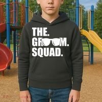 Groom Squad Sunglasses Bachelor Party Kids Hoodie thumb 2