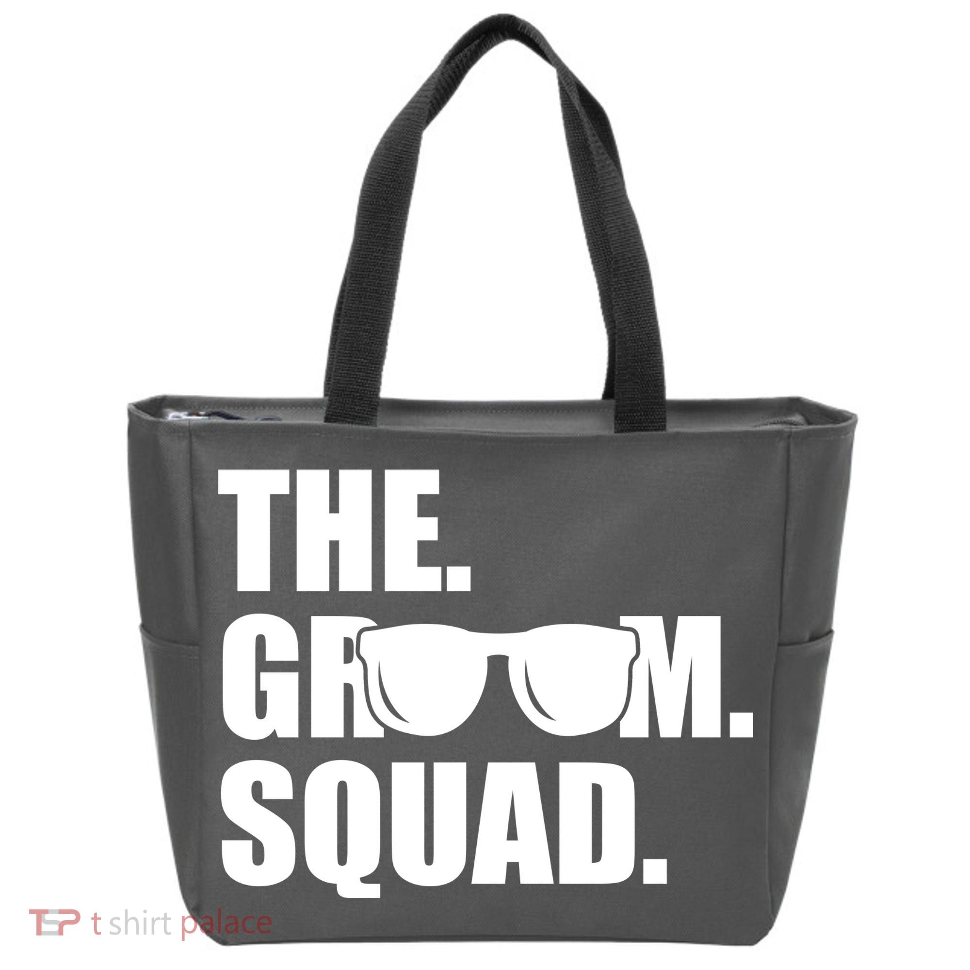 Groom Squad Sunglasses Bachelor Party Tote Bag