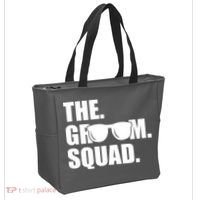 Groom Squad Sunglasses Bachelor Party Tote Bag thumb 2