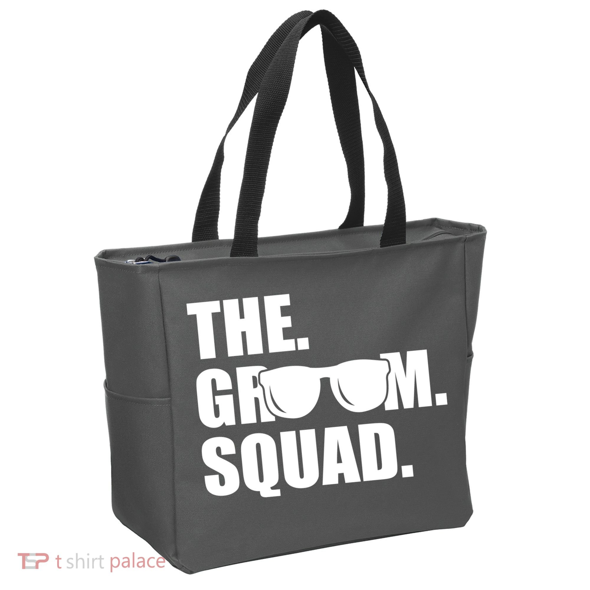 Groom Squad Sunglasses Bachelor Party Tote Bag