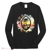 Guam Seal Sunrise Women Long Sleeve Shirt thumb 0