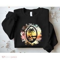 Guam Seal Sunrise Women Sweatshirt thumb 2