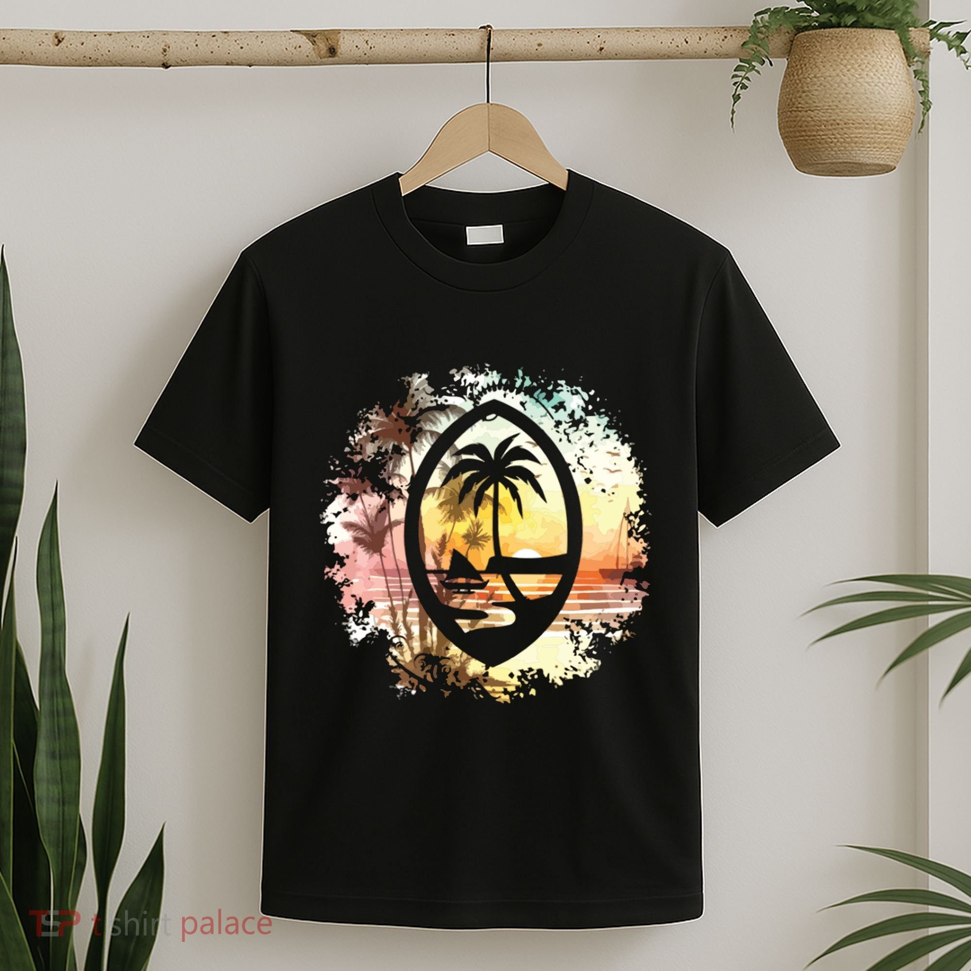 Guam Seal Sunrise Women T-Shirt