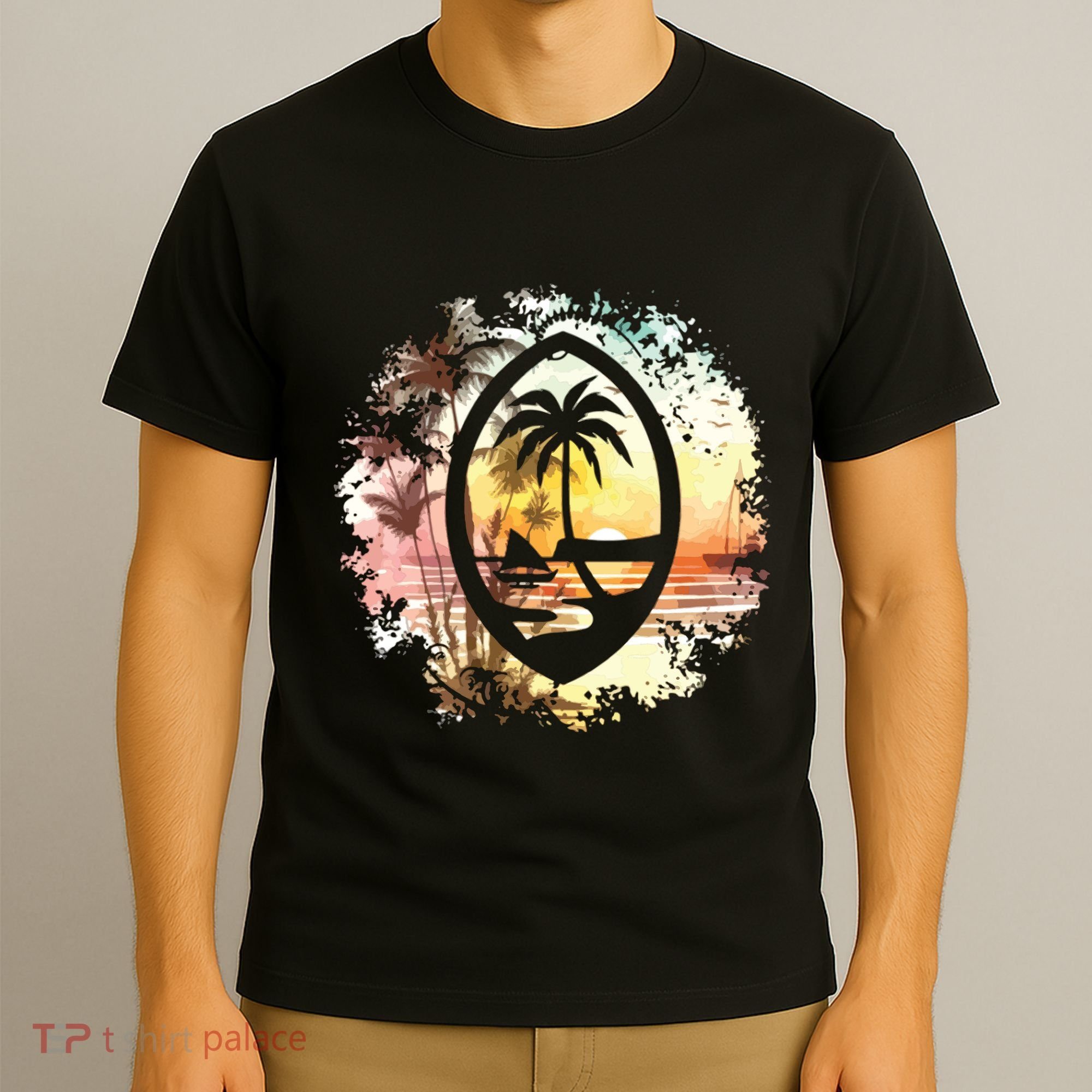 Guam Seal Sunrise Women T-Shirt