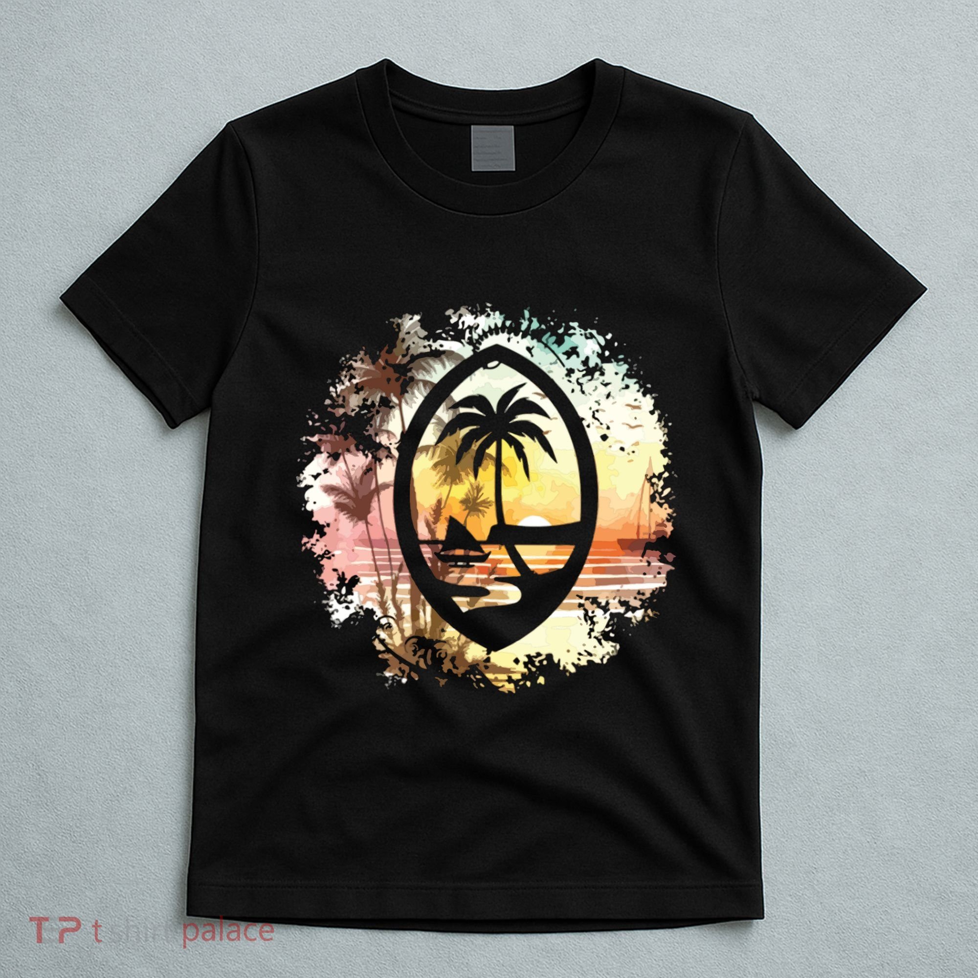 Guam Seal Sunrise Women T-Shirt