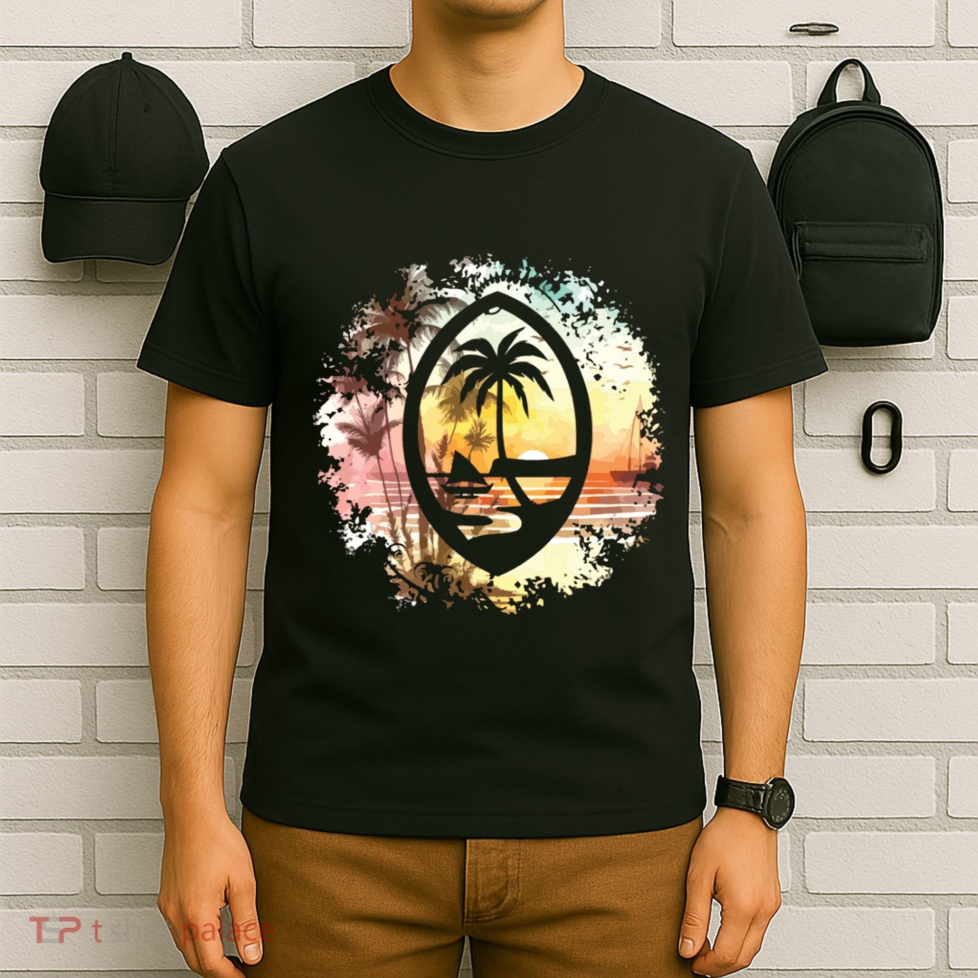 Guam Seal Sunrise Women T-Shirt