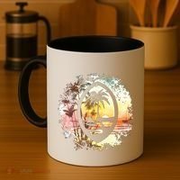 Guam Seal Sunrise Women Coffee Mug thumb 4