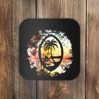 Guam Seal Sunrise Women Coaster thumb 0