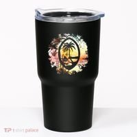 Guam Seal Sunrise Women Tumbler thumb 0