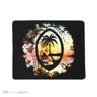 Guam Seal Sunrise Women Mousepad