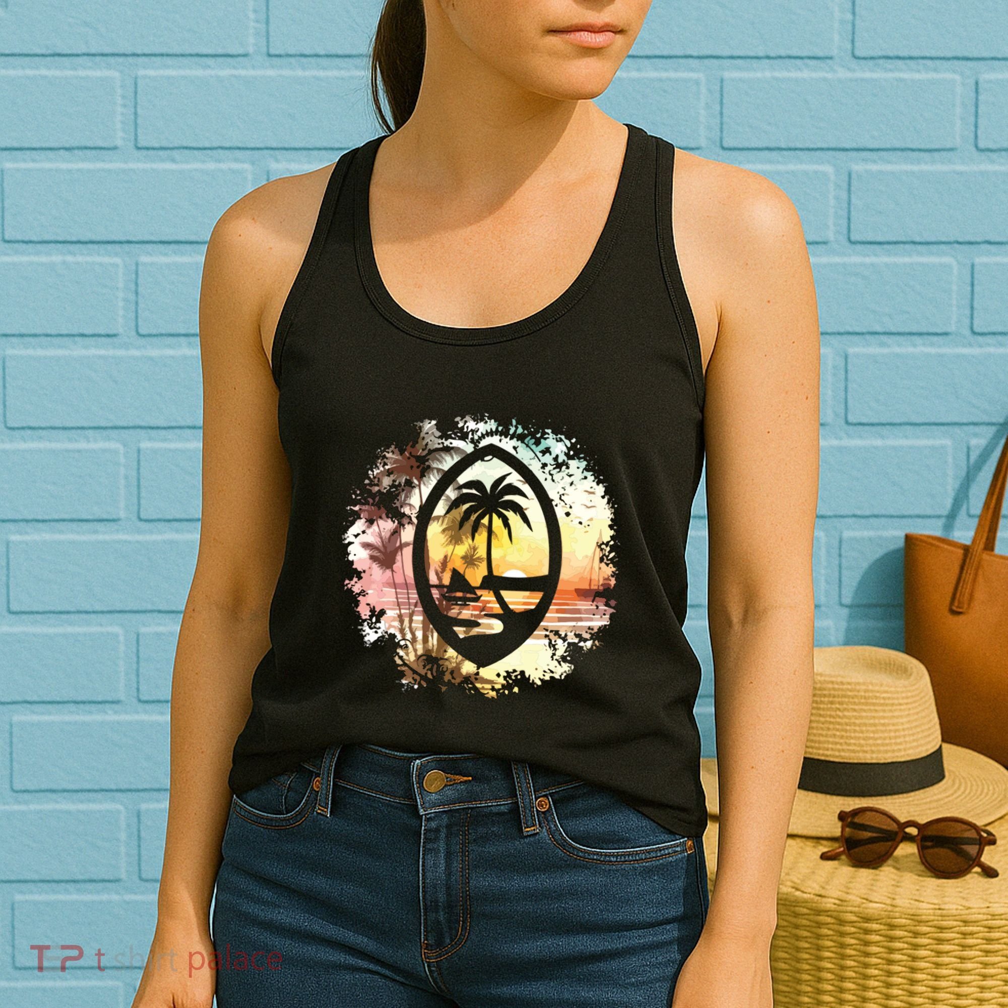 Guam Seal Sunrise Women Women's Tank Top