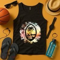 Guam Seal Sunrise Women Tank Top thumb 4