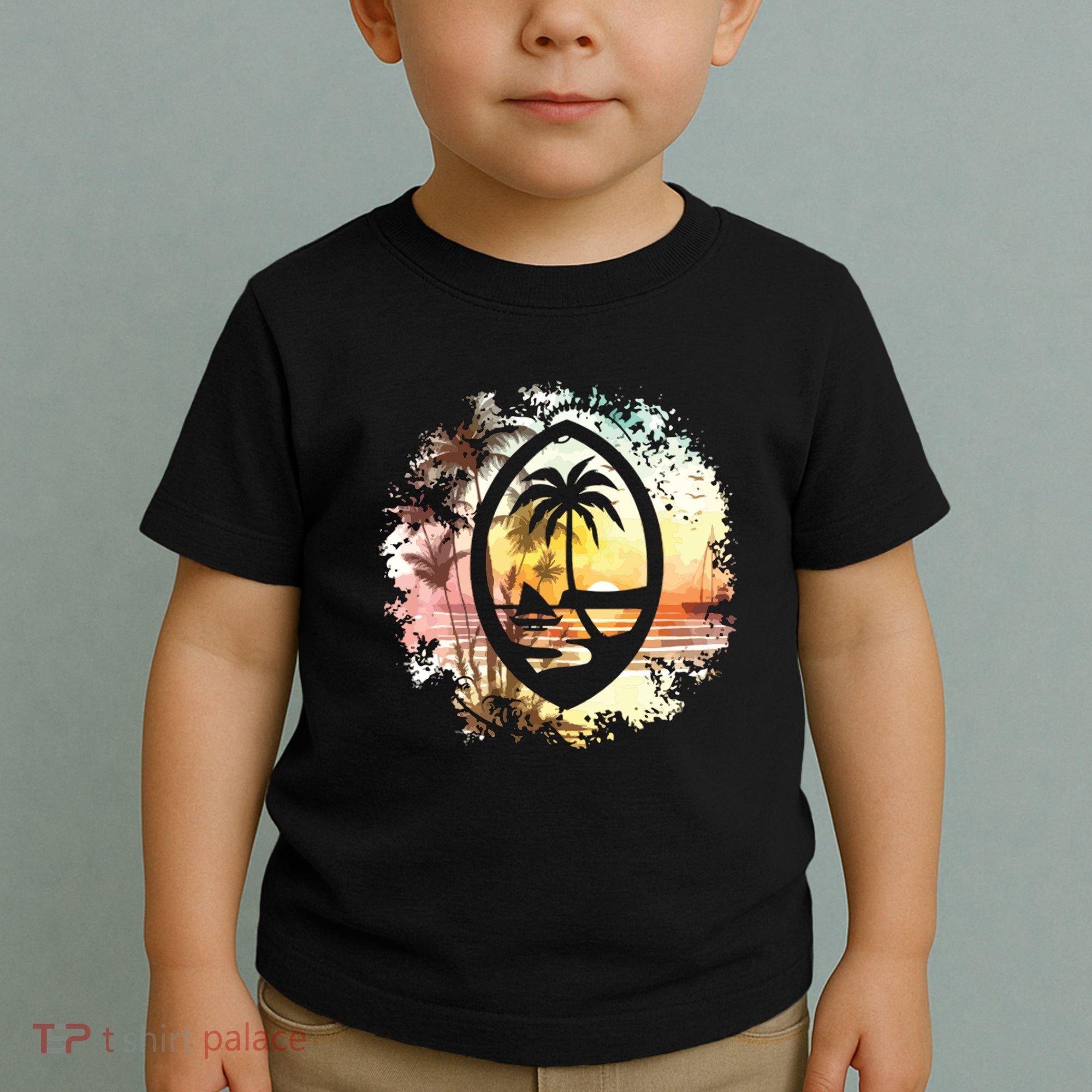 Guam Seal Sunrise Women Toddler T-Shirt