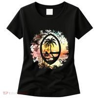 Guam Seal Sunrise Women Women's T-Shirt thumb 0