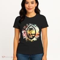 Guam Seal Sunrise Women Women's T-Shirt thumb 4