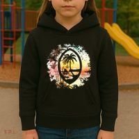 Guam Seal Sunrise Women Kids Hoodie thumb 3