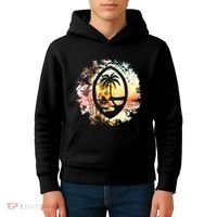 Guam Seal Sunrise Women Kids Hoodie thumb 4