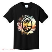 Guam Seal Sunrise Women Kids T-Shirt thumb 0