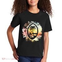 Guam Seal Sunrise Women Kids T-Shirt thumb 2