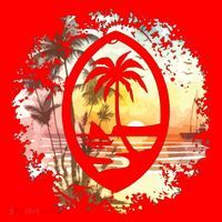Guam Seal Sunrise Women Santa Hat thumb 1