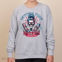 Getting Star Spangled Hammered Skeleton Women's Sweatshirt thumb 0