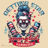 Getting Star Spangled Hammered Skeleton Tote Bag thumb 4