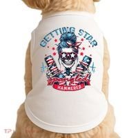 Getting Star Spangled Hammered Skeleton Doggie Tank thumb 0