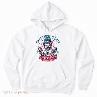 Getting Star Spangled Hammered Skeleton Hoodie