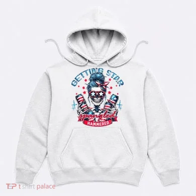 Getting Star Spangled Hammered Skeleton Hoodie