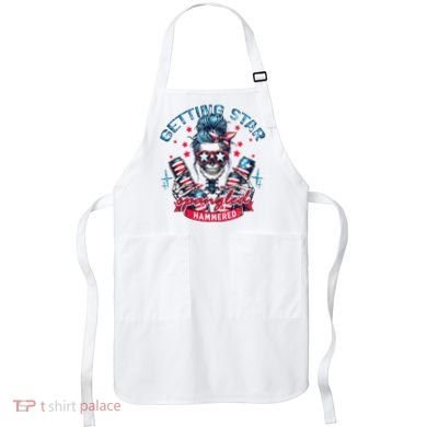 Getting Star Spangled Hammered Skeleton Apron