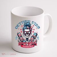 Getting Star Spangled Hammered Skeleton Coffee Mug thumb 1
