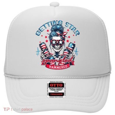 Getting Star Spangled Hammered Skeleton Hat