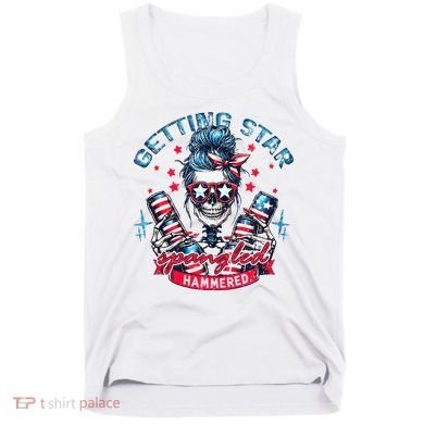 Getting Star Spangled Hammered Skeleton Tank Top