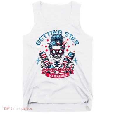 Getting Star Spangled Hammered Skeleton Tank Top