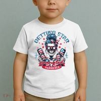 Getting Star Spangled Hammered Skeleton Toddler T-Shirt thumb 2
